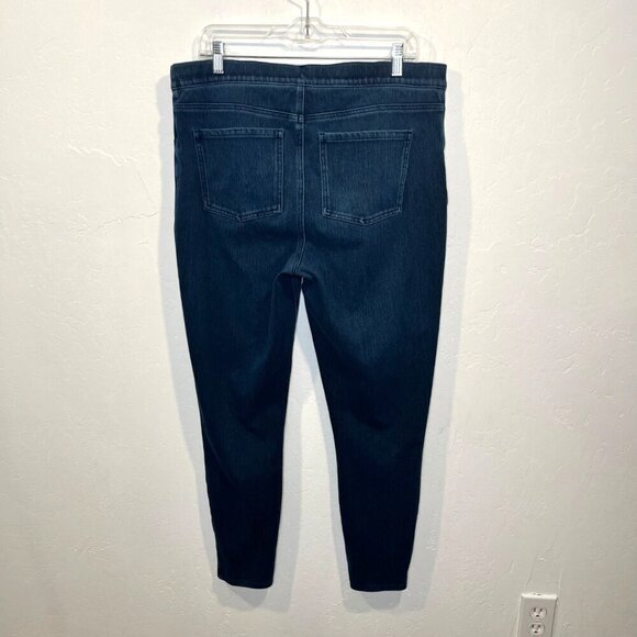 Spanx Jean-Is Ankle Legging Pull On jegging jeans size 1X stretchy pockets - Picture 5 of 9